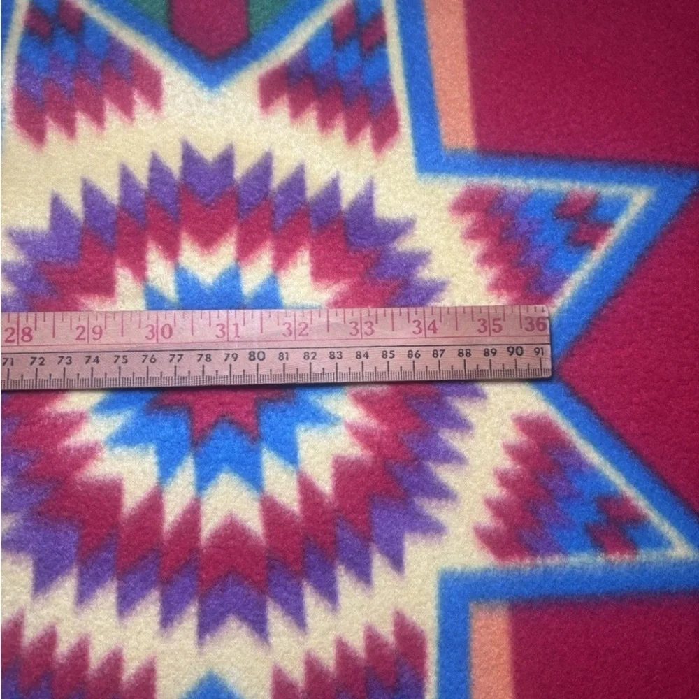 Southwestern Patterned Red Blanket